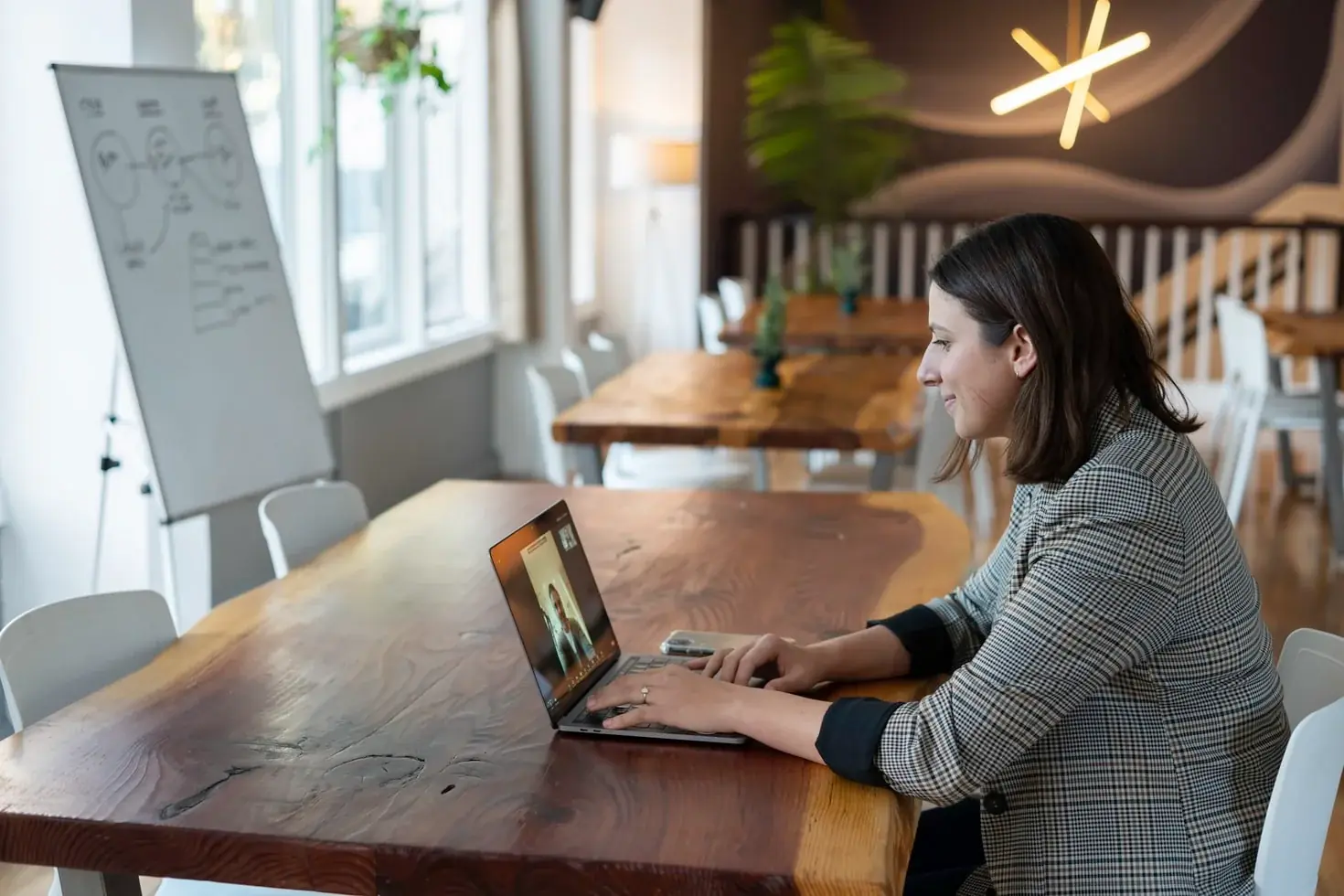People interacting and engaging during a virtual event on their laptops