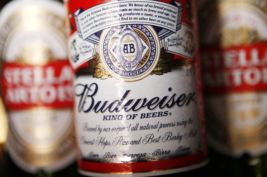 Anheuser-Busch's fleet of Tesla Semi trucks, ready for sustainable beer deliveries