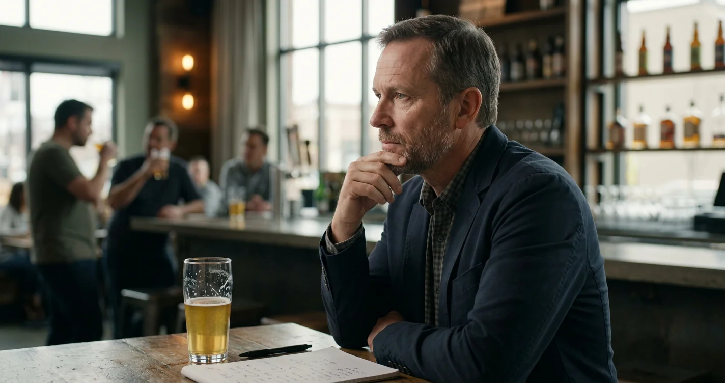 Hand holding a glass of light beer, representing the brewing industry's PR challenges