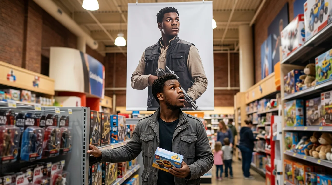 John Boyega, a rising Star Wars actor portraying Finn, reflects on new fame