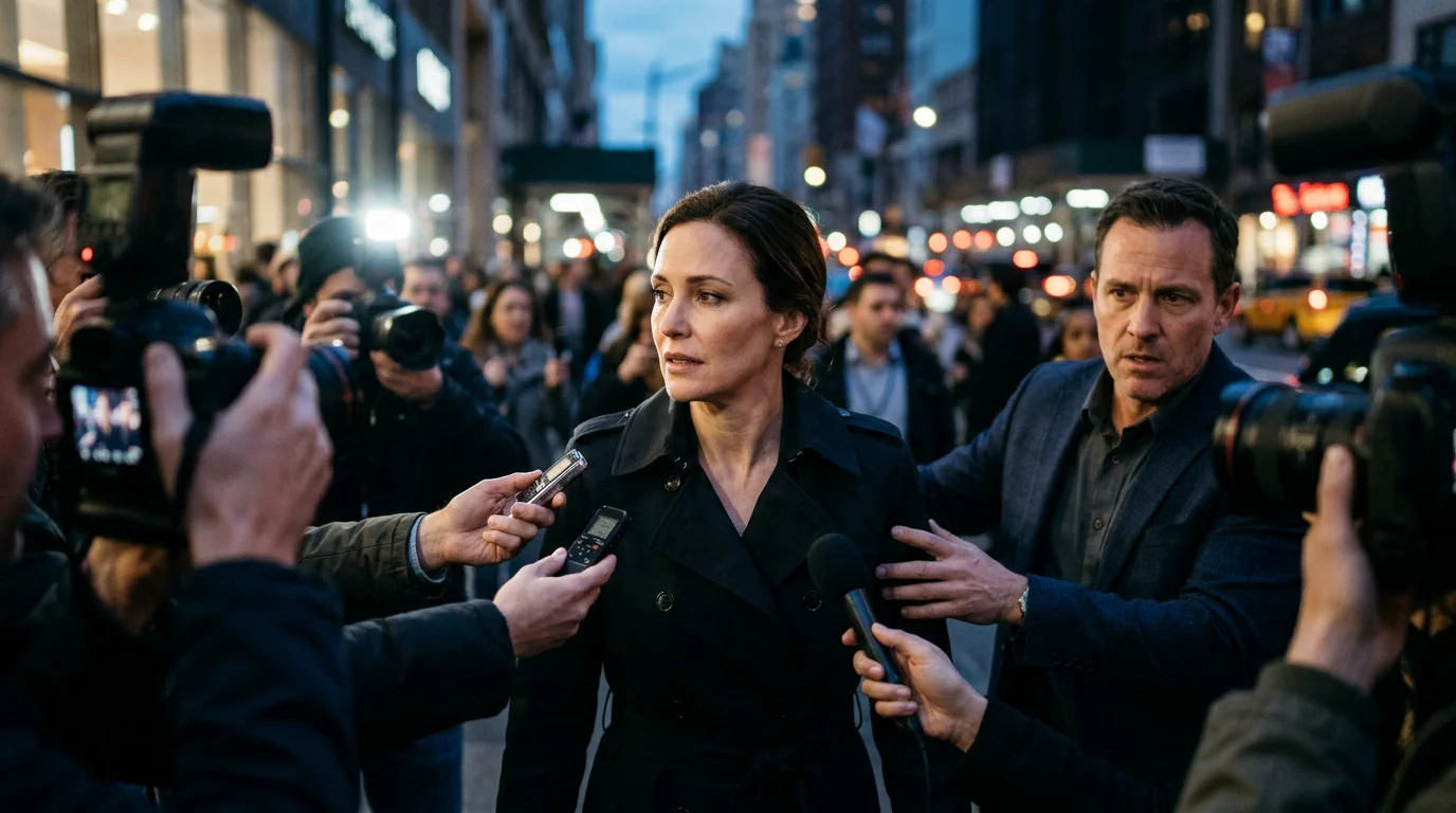 A collage of celebrity faces illustrates the complexities of public relations in the entertainment industry