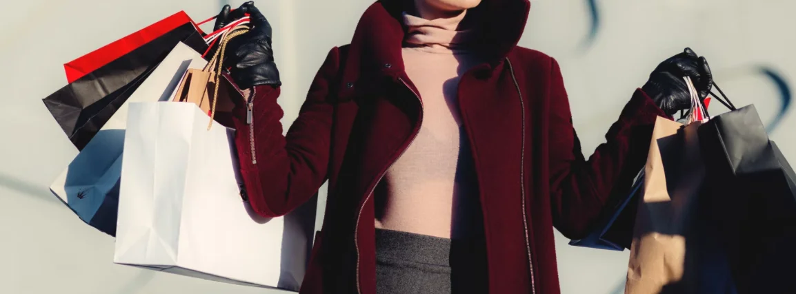 Digital clothes rack with diverse garments, showcasing modern fashion e-commerce trends