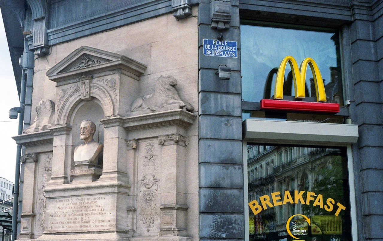 Successful franchise marketing strategies illustrated by a diverse group of brand logos