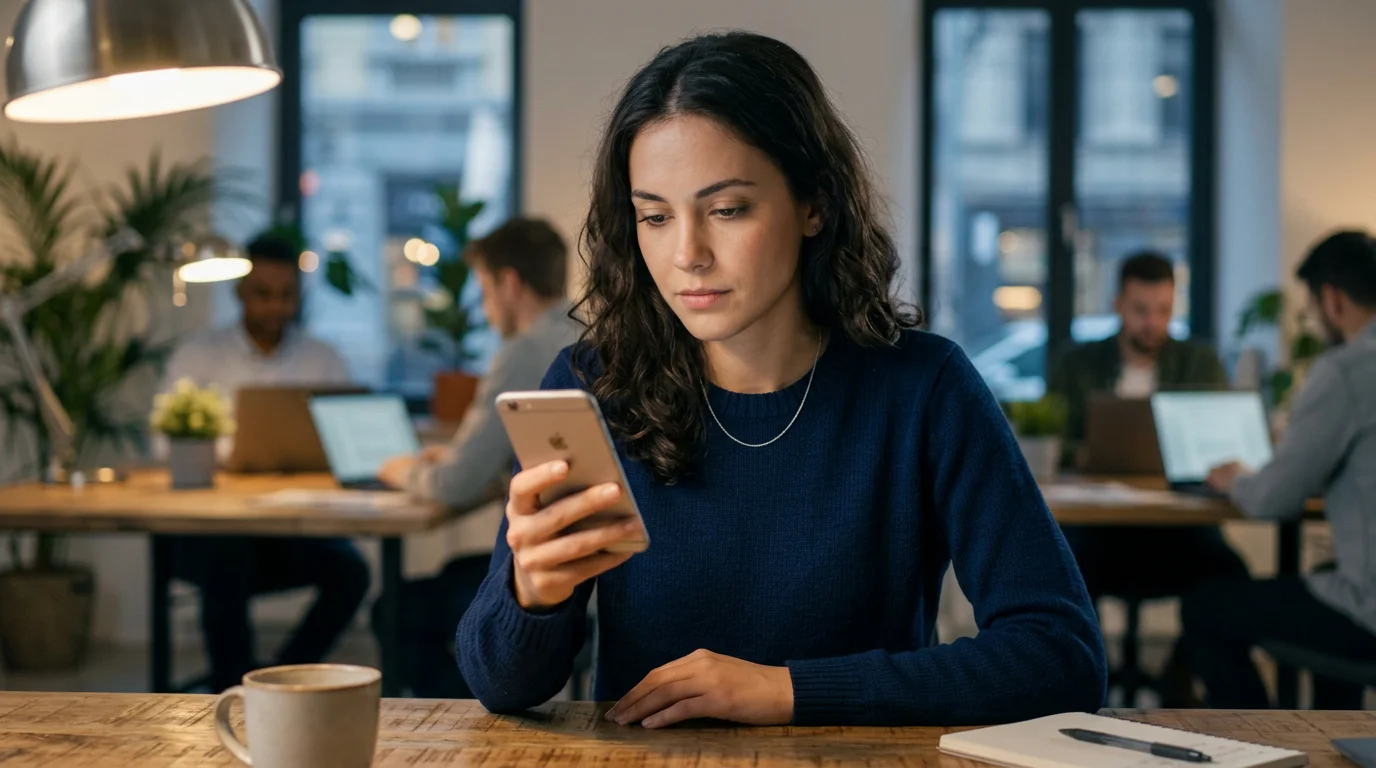 Young marketer using a tablet, learning digital marketing skills with Google Primer