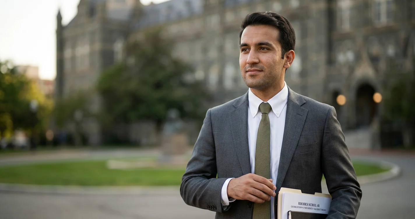 Portrait of Hamed Wardak, entrepreneur and son of Afghanistan's former defense minister