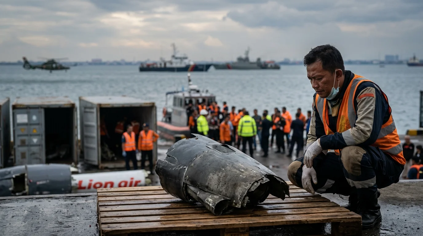 Boeing 737 plane, symbolizing the 2018 Lion Air crash and its aftermath
