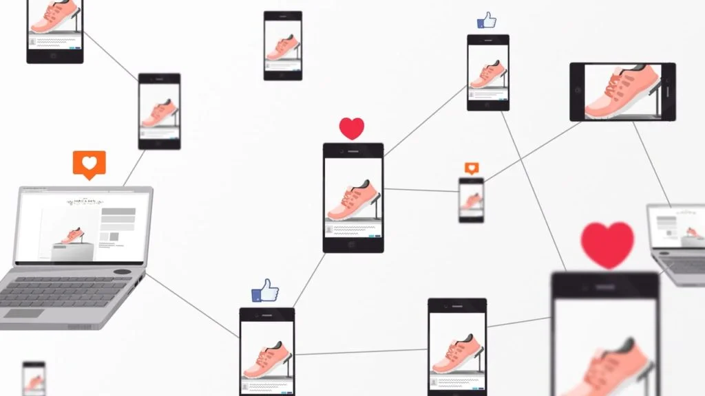 Digital marketing professional analyzing data, developing effective influencer strategies for campaigns
