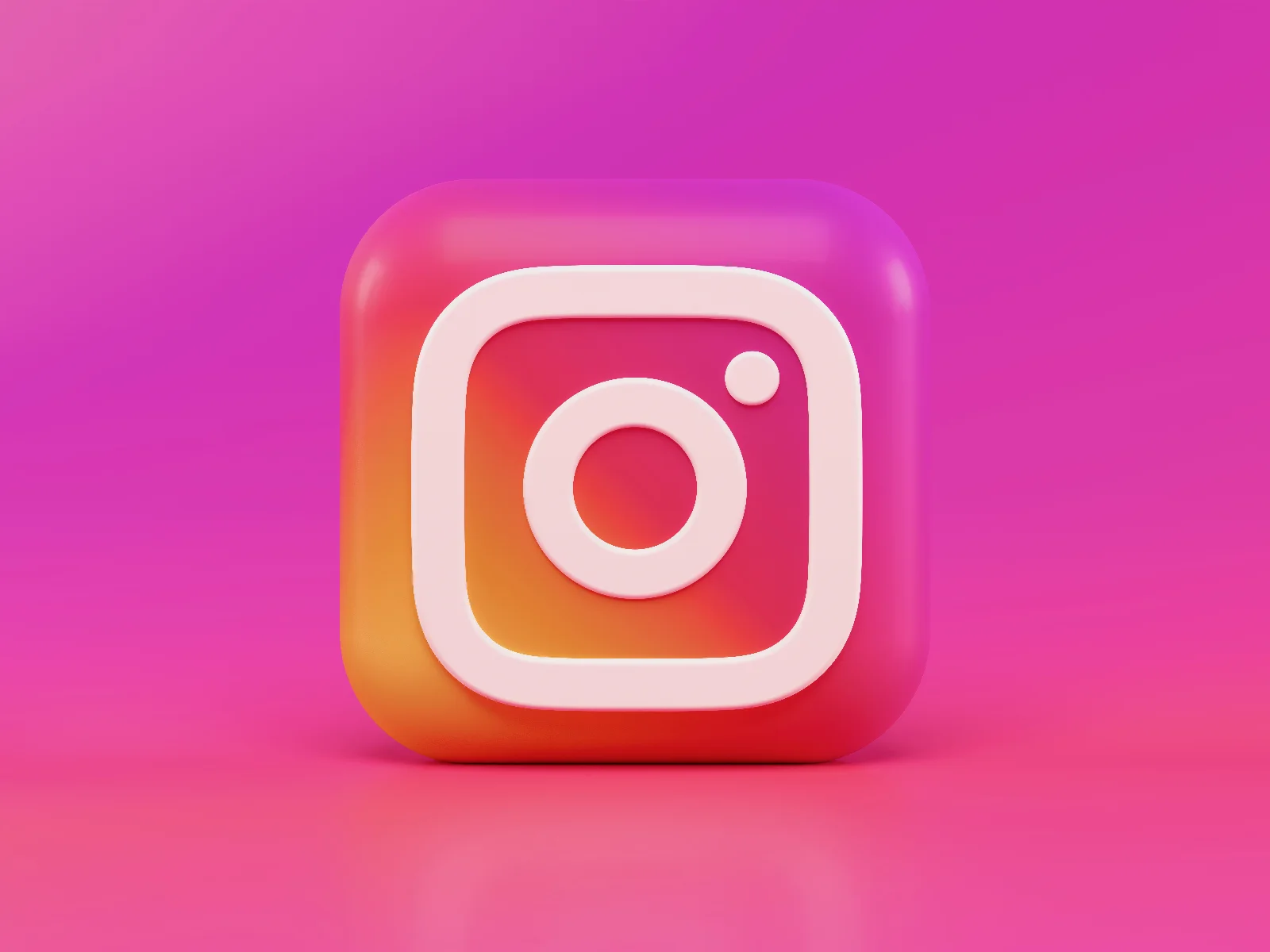 Smartphone displaying Instagram analytics, charts, and data for business insights