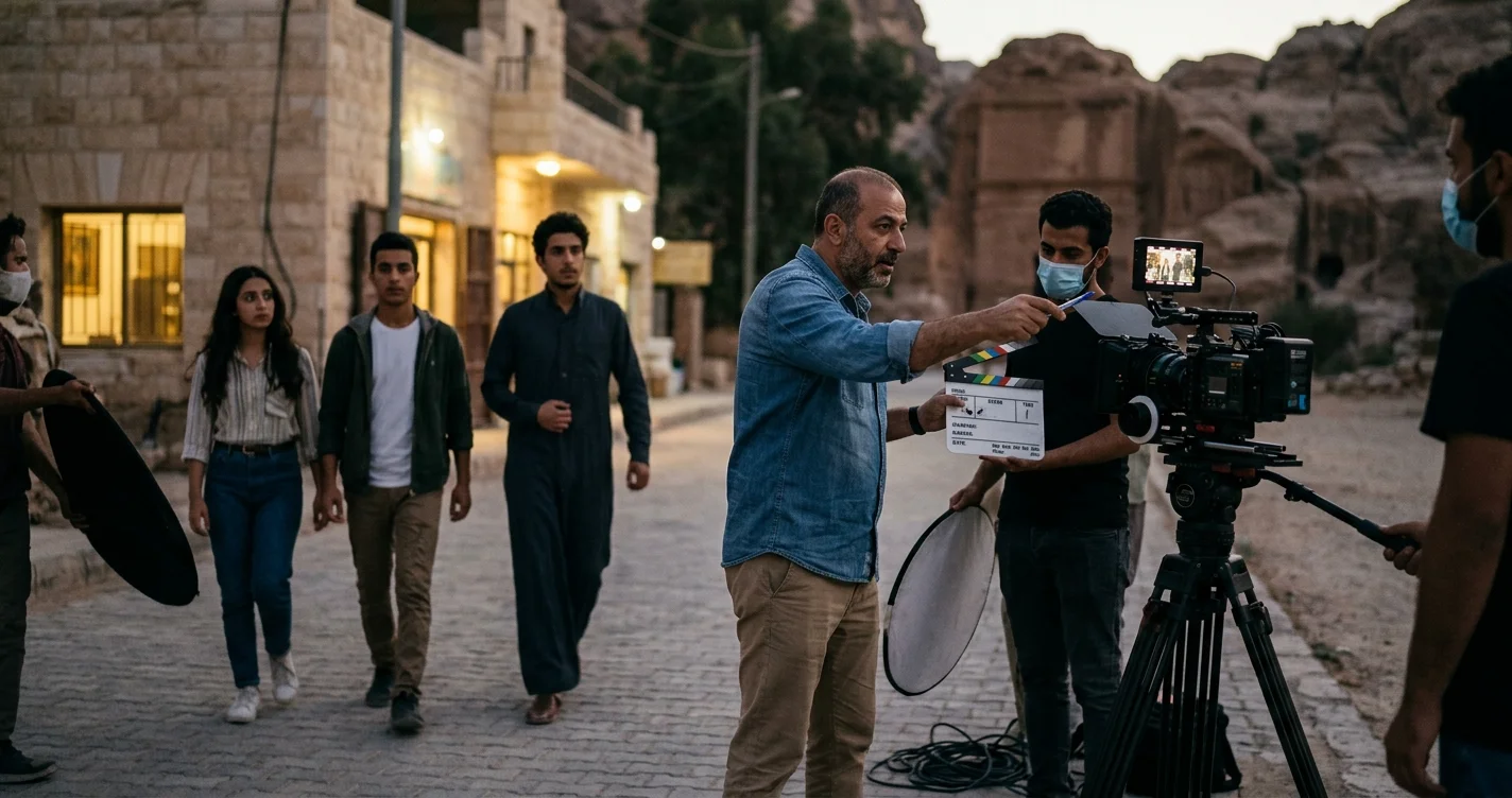 A woman views Netflix on a tablet, exploring Arabic content for a global audience