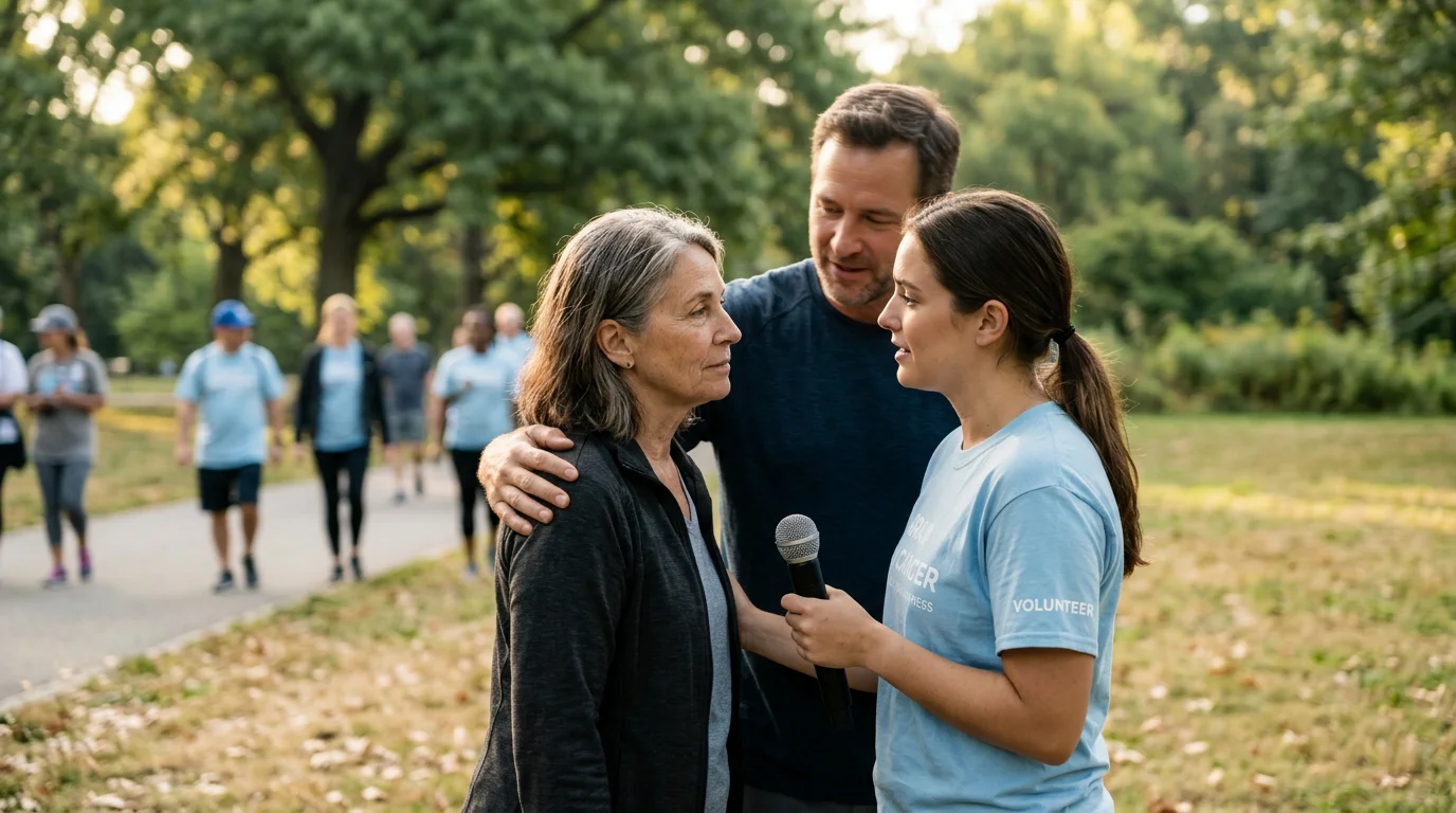 Runners and supporters gather in Central Park for Voices against Brain Cancer