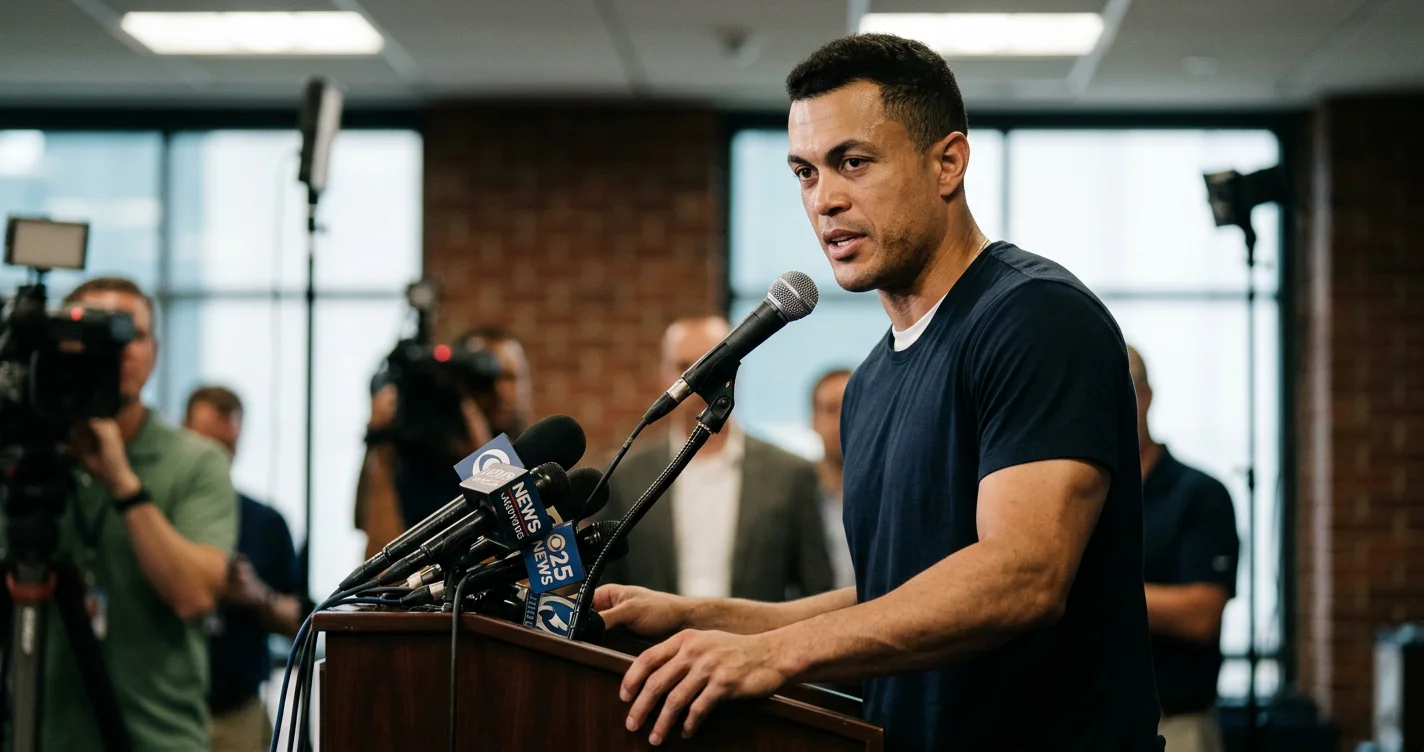 Upset baseball player on a field, reflecting on the cheating scandal in sports