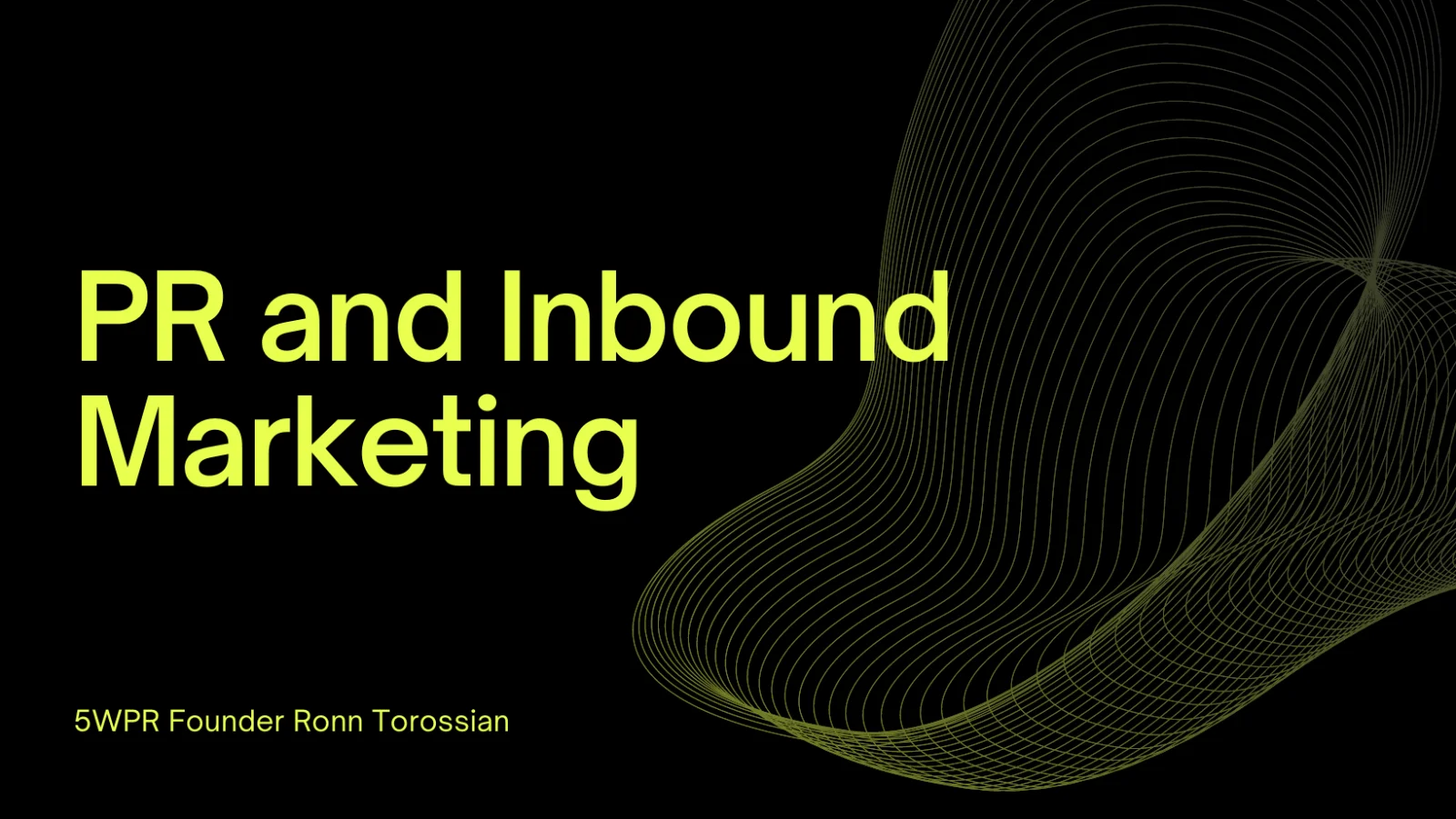 Public relations professional explaining inbound marketing strategies to a client