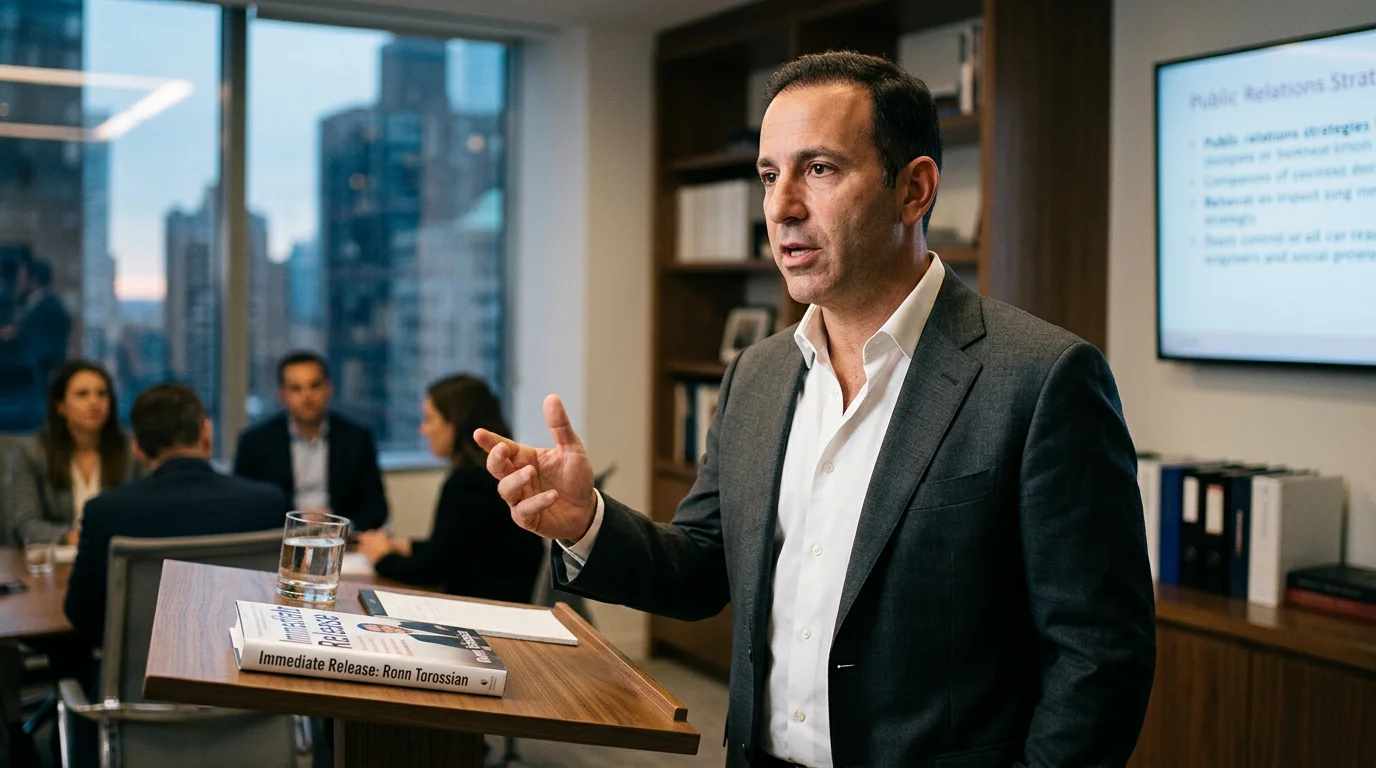Ronn Torossian, founder and CEO of 5WPR, shares key tips from his public relations book