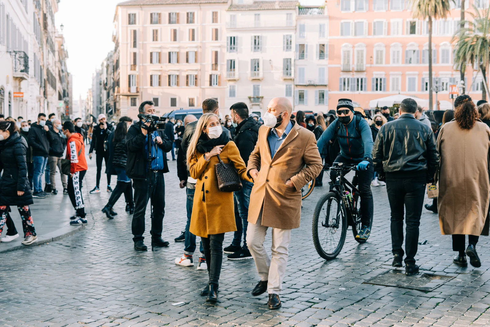 Business professionals collaborating remotely, adapting to new work models post-pandemic