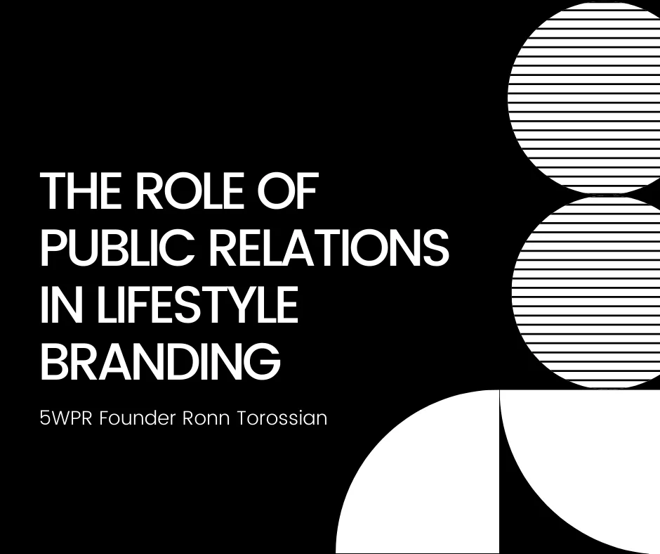 PR professional crafting a cohesive brand image, essential for lifestyle businesses