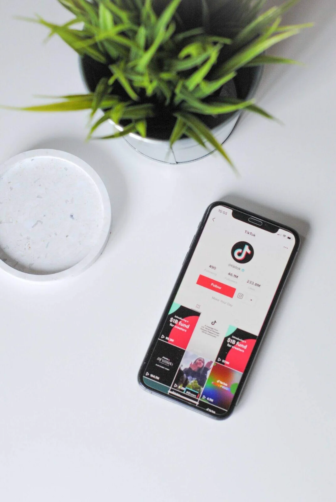 Three diverse young adults create engaging content on TikTok social media platform