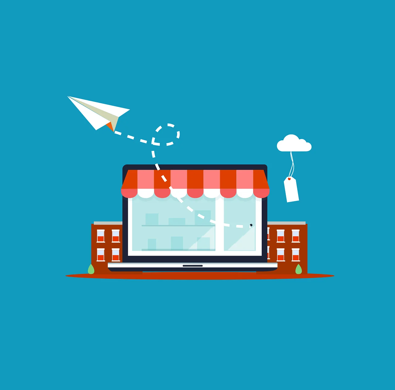 Retailers engaging with customers through various digital communication channels during a crisis