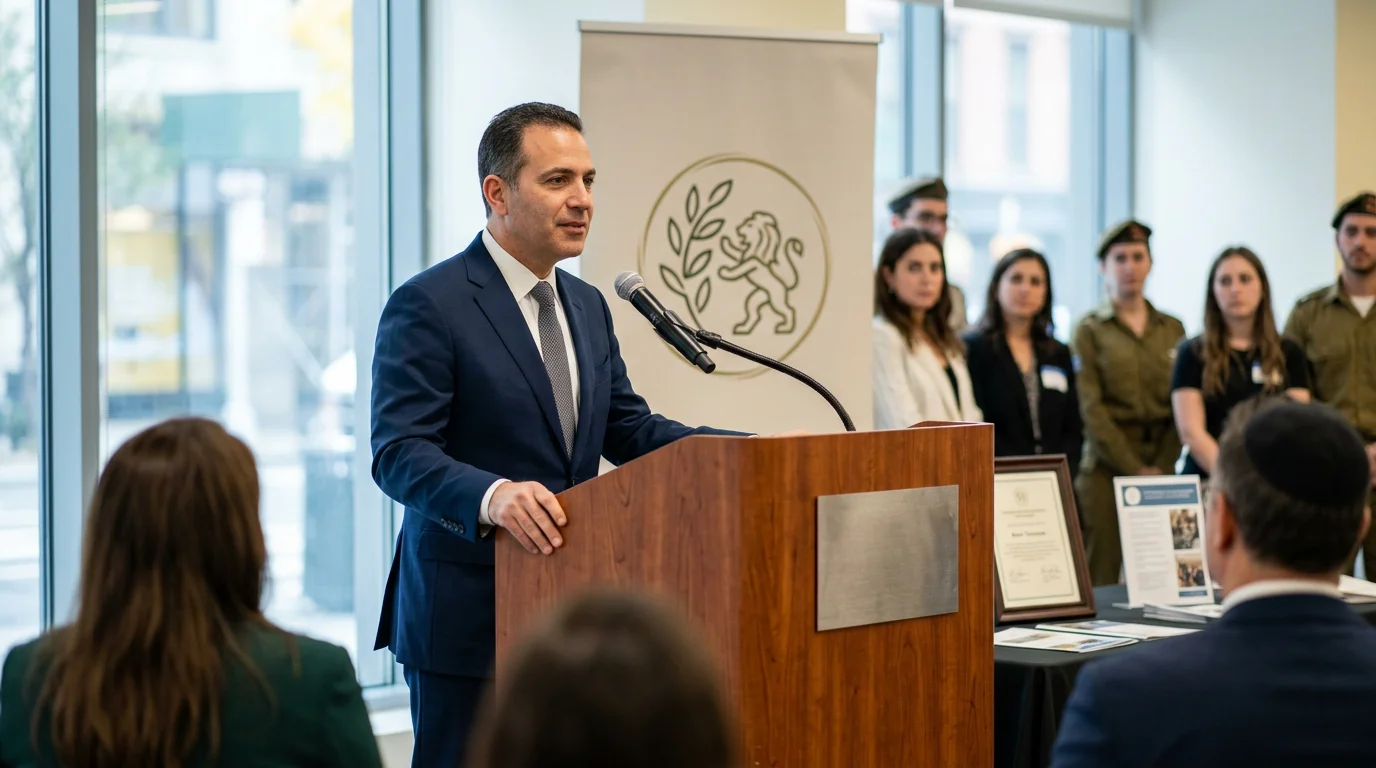 Portrait of Ronn Torossian, the new Chairman of American Friends of Duvdevan