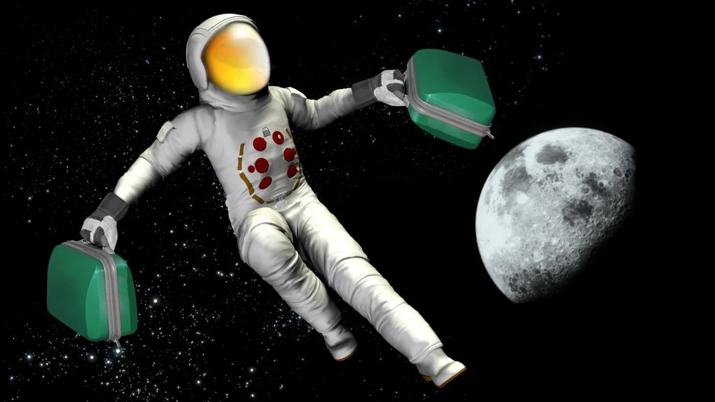 Astronauts gazing at Earth from space, illustrating the reality of space tourism
