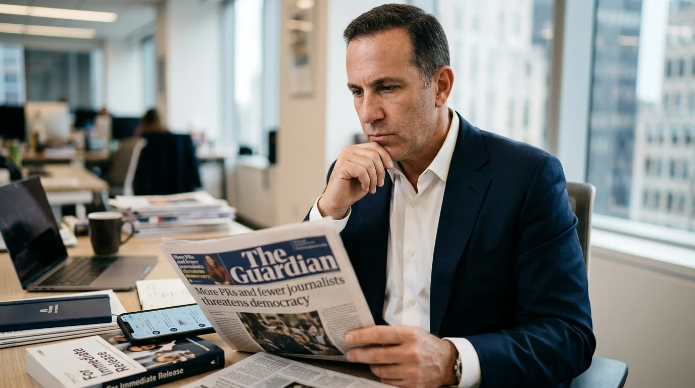 PR agency CEO discusses how many public relations professionals affect journalism and democracy
