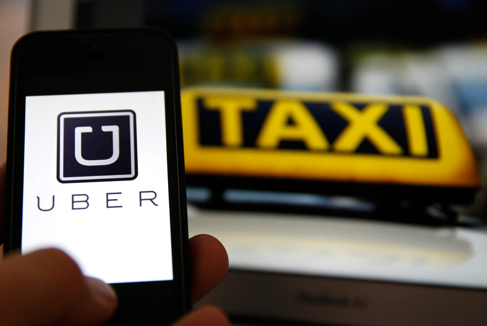 Uber app on a smartphone screen, reflecting challenges in the US market