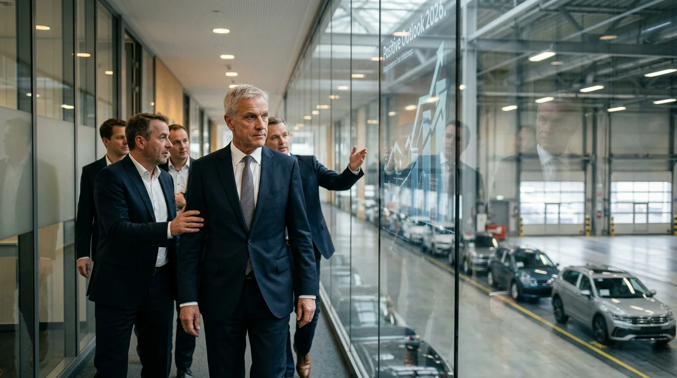 Matthias Mueller, Volkswagen's new CEO, is optimistic about the company's future despite recent scandals