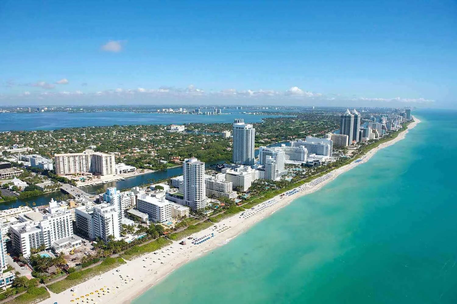 Miami skyline at sunset, reflecting the city's vibrant business growth
