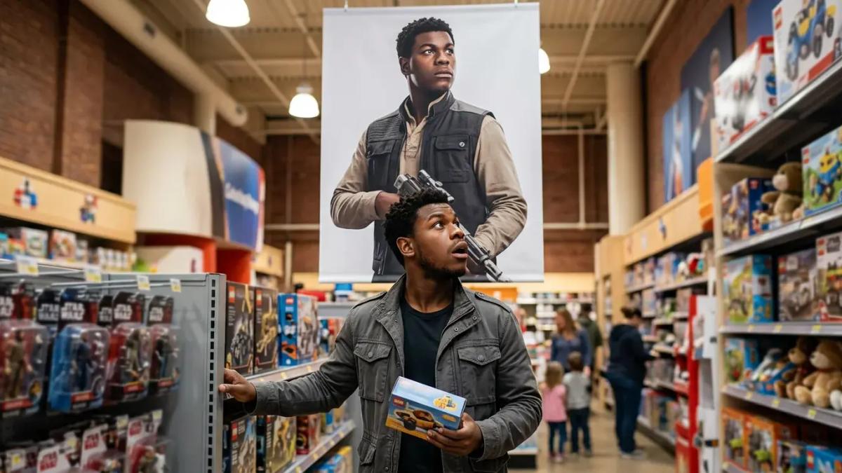 John Boyega, a rising Star Wars actor portraying Finn, reflects on new fame