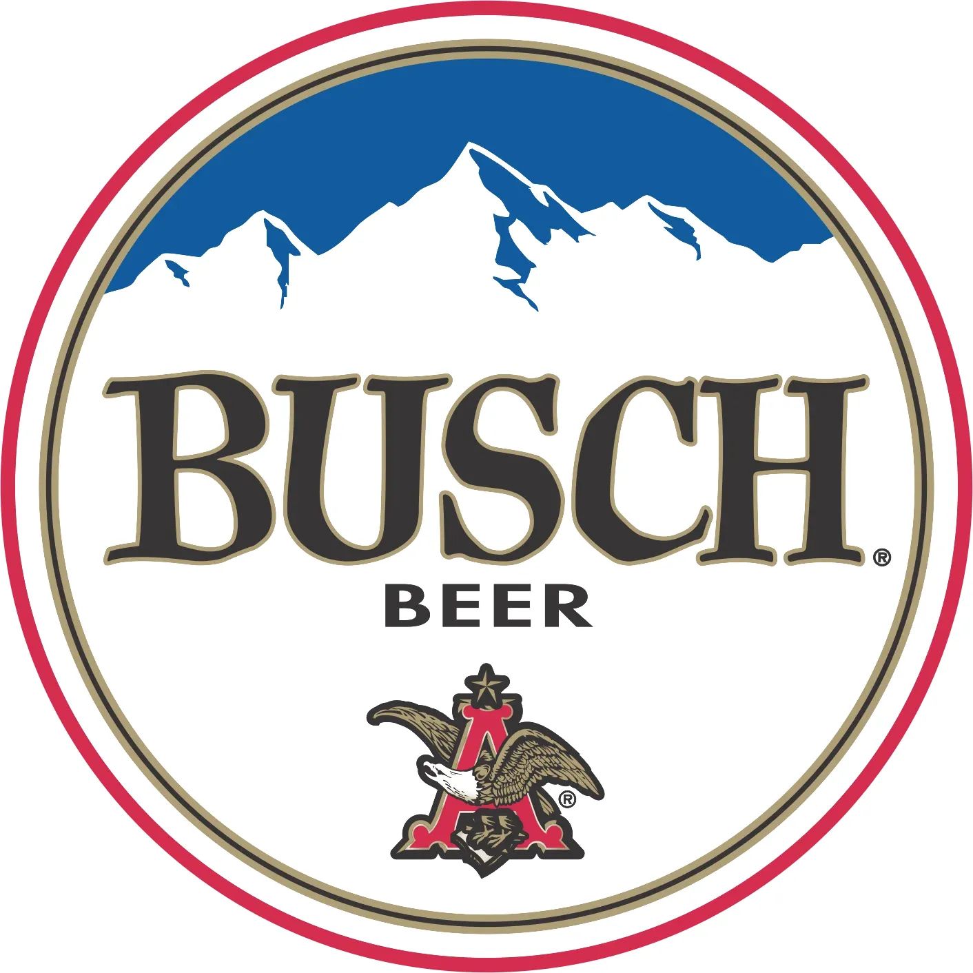 Busch beer cans and laptop on a desk, symbolizing new remote work environment