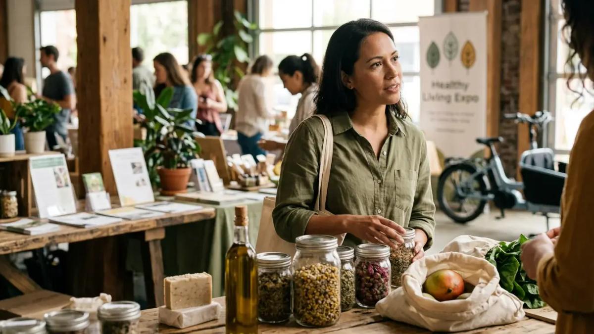 Hybrid, Vitamin Shoppe, and Whole Foods logos symbolize the booming natural products market
