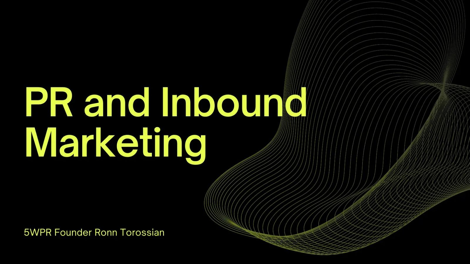 Public relations professional explaining inbound marketing strategies to a client
