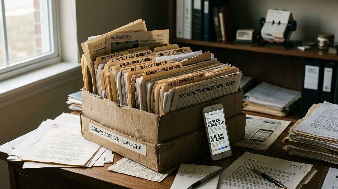 Before Anchor Events Had a Name — My 2014–2016 Communications Archive
