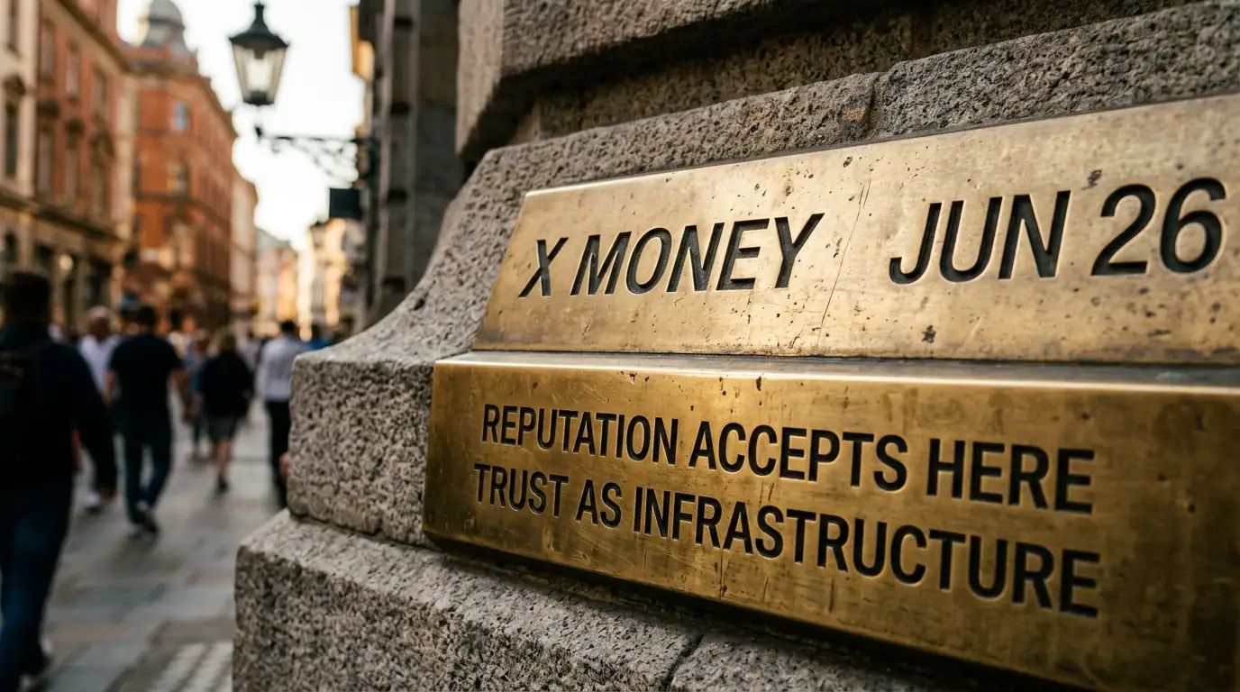 Your Reputation Just Became a Payment Rail