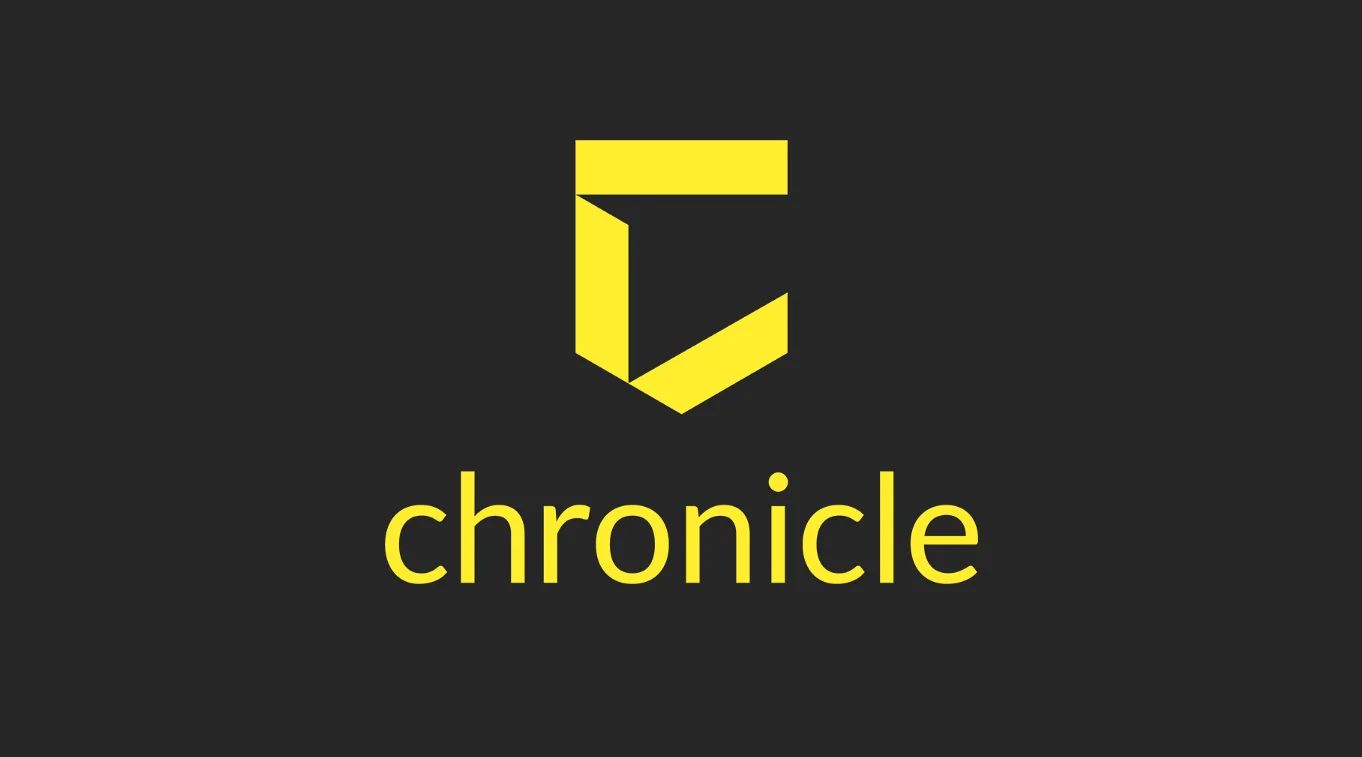 Alphabet's Chronicle cybersecurity firm highlighted on a laptop screen with data