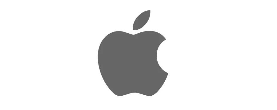 Apple car driving on a road, a futuristic self-driving vehicle concept