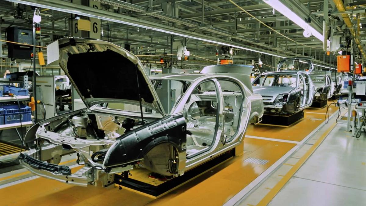 A Holden Commodore final edition on Australia's last car production line