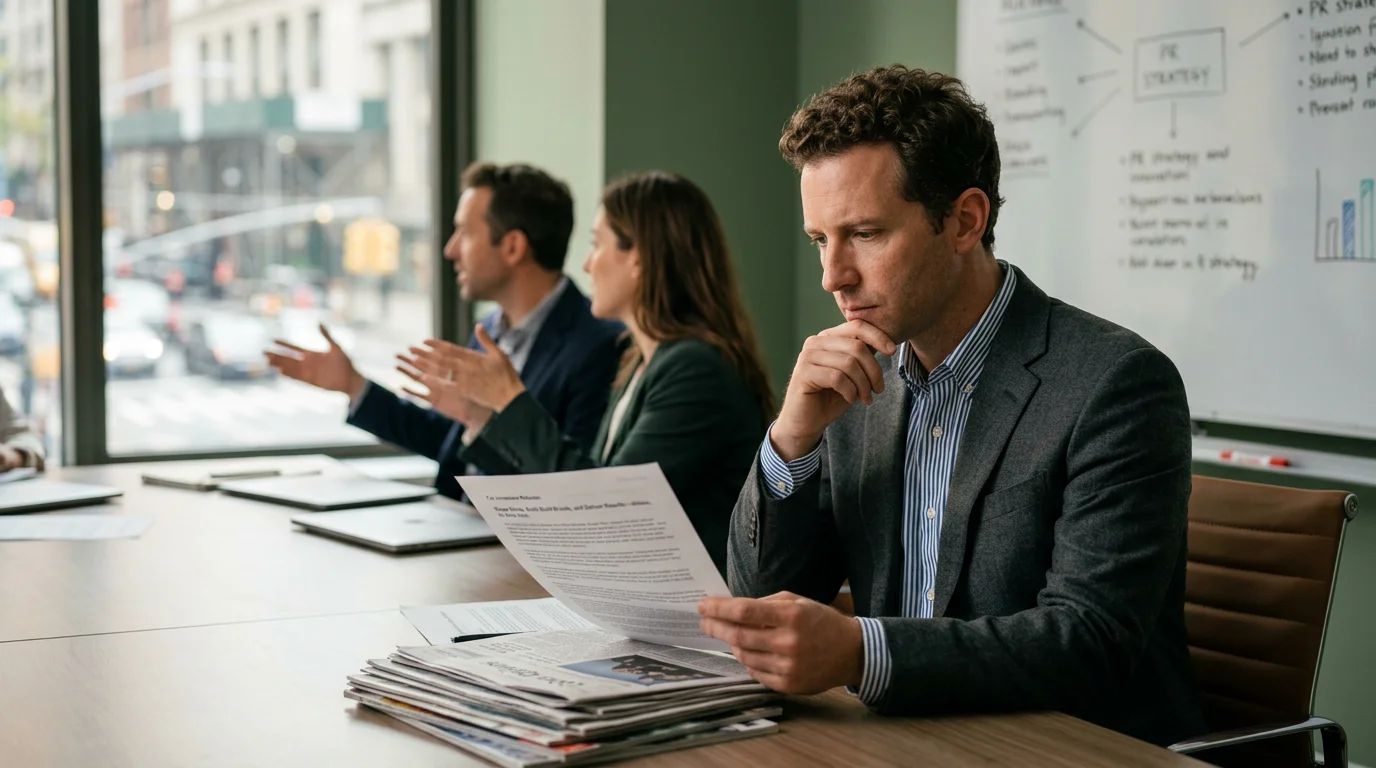 Abstract, blurred image showing how avoiding conflict can sometimes be the best PR strategy