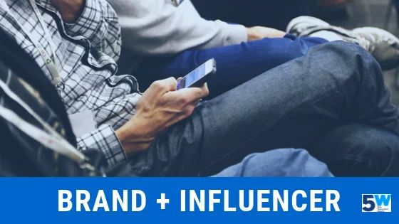 Brand and influencer handshake symbolizing changing partnership dynamics
