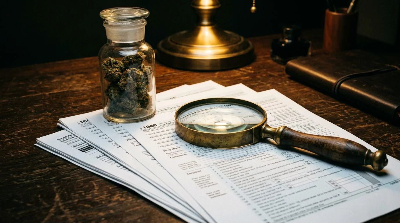 A person in a crisis communication meeting about cannabis industry challenges