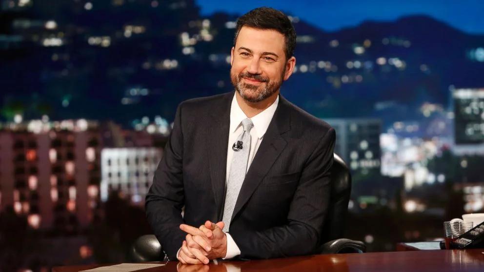 Cassidy and Kimmel debate healthcare policy on a television show, highlighting their disagreements