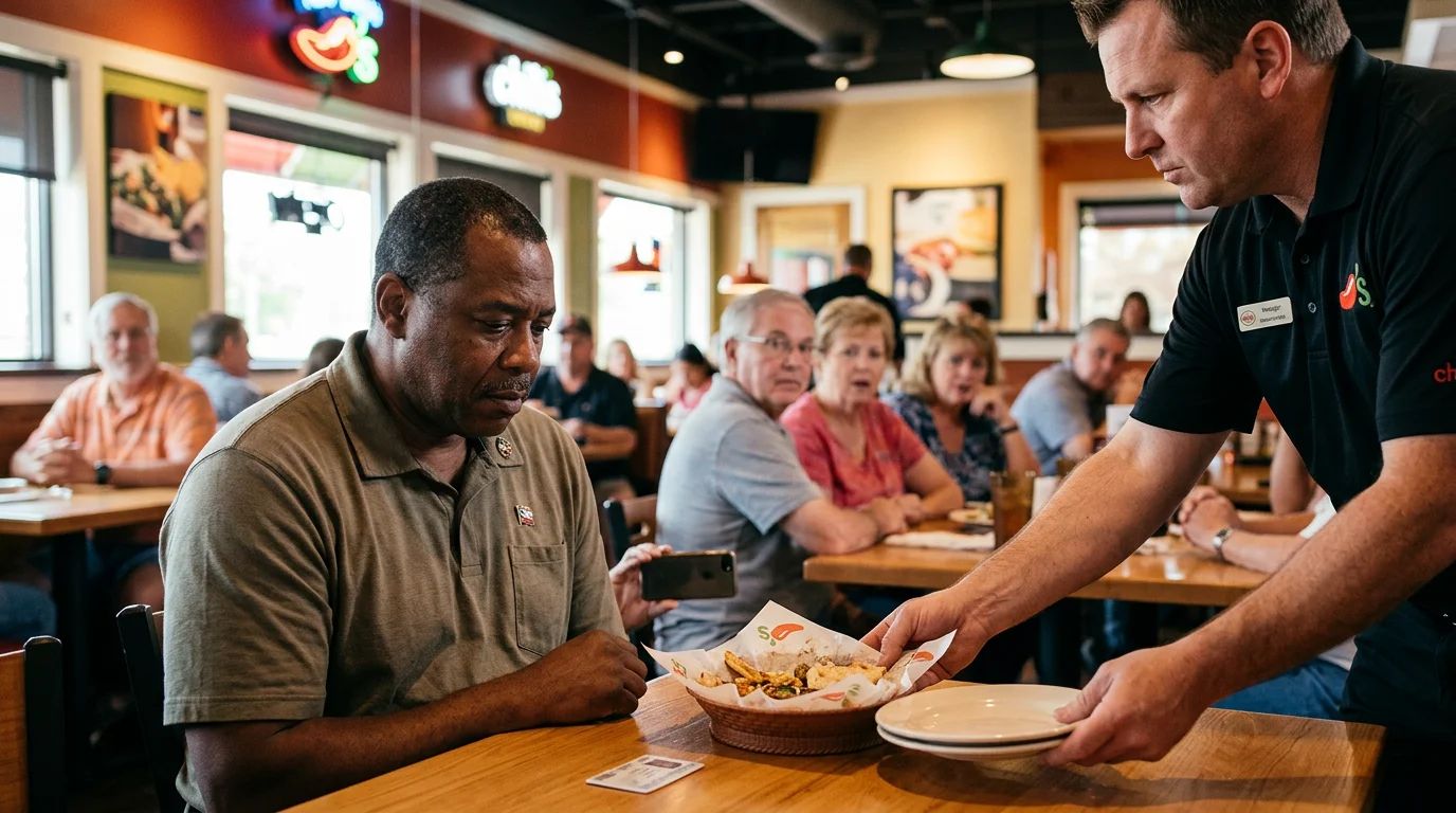 Chili's manager confronts a decorated veteran, sparking outrage over his shaming on Veterans Day