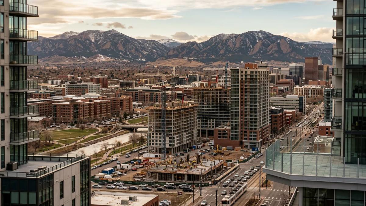 Denver skyline at dusk, showcasing the city's impressive growth and attractions