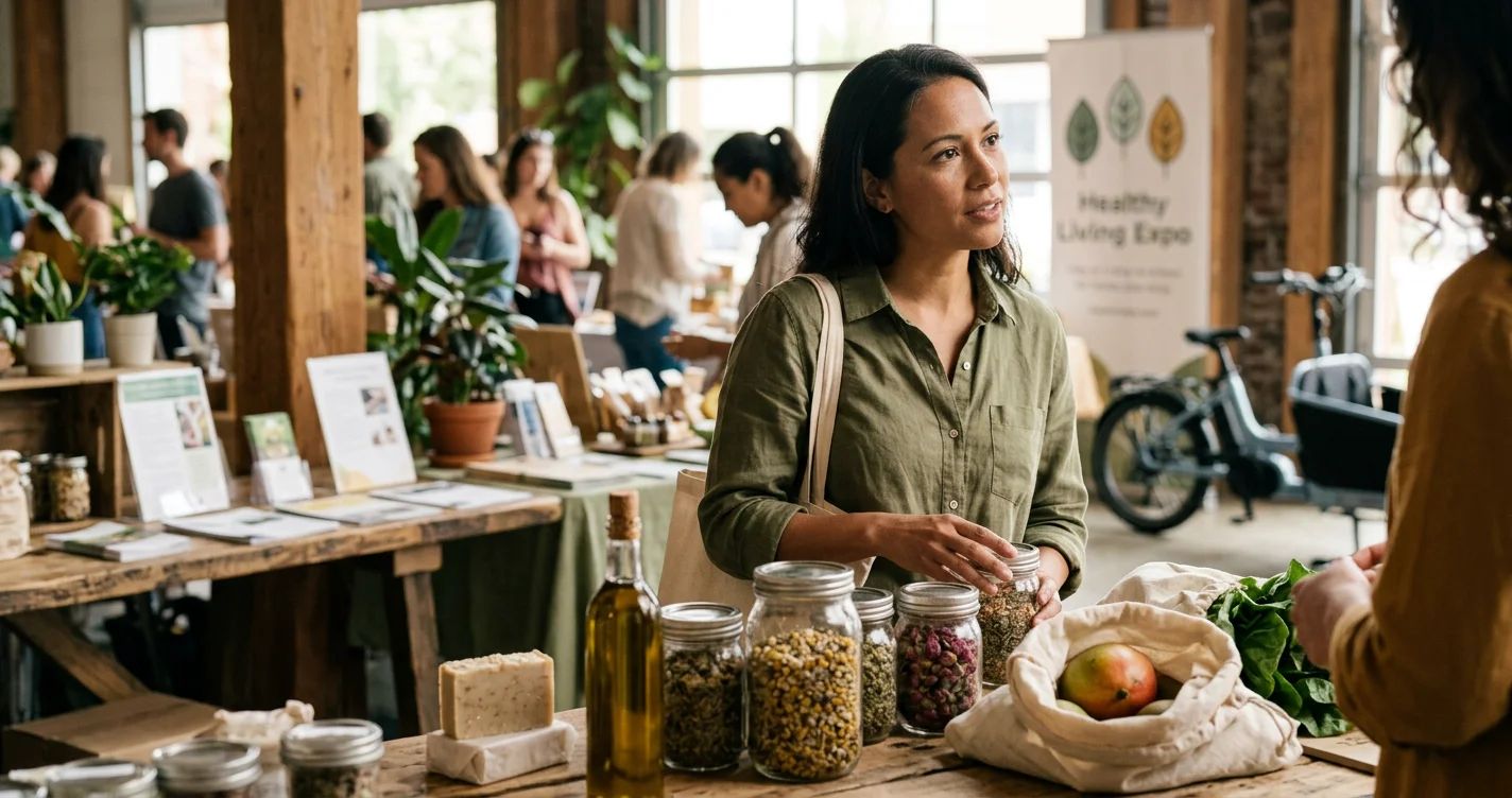 Hybrid, Vitamin Shoppe, and Whole Foods logos symbolize the booming natural products market