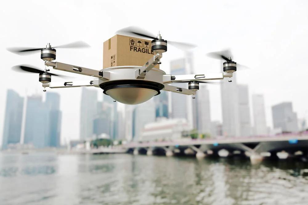 Drone delivering packages to Australian homes, a new era for brand promotion