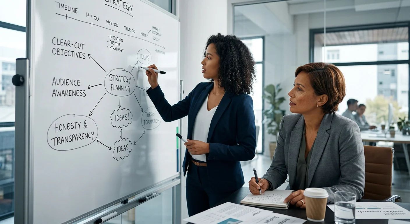 A blueprint illustrating the strategic planning and execution behind every successful PR campaign