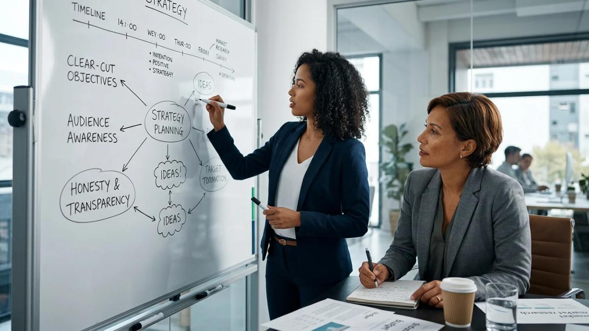 A blueprint illustrating the strategic planning and execution behind every successful PR campaign