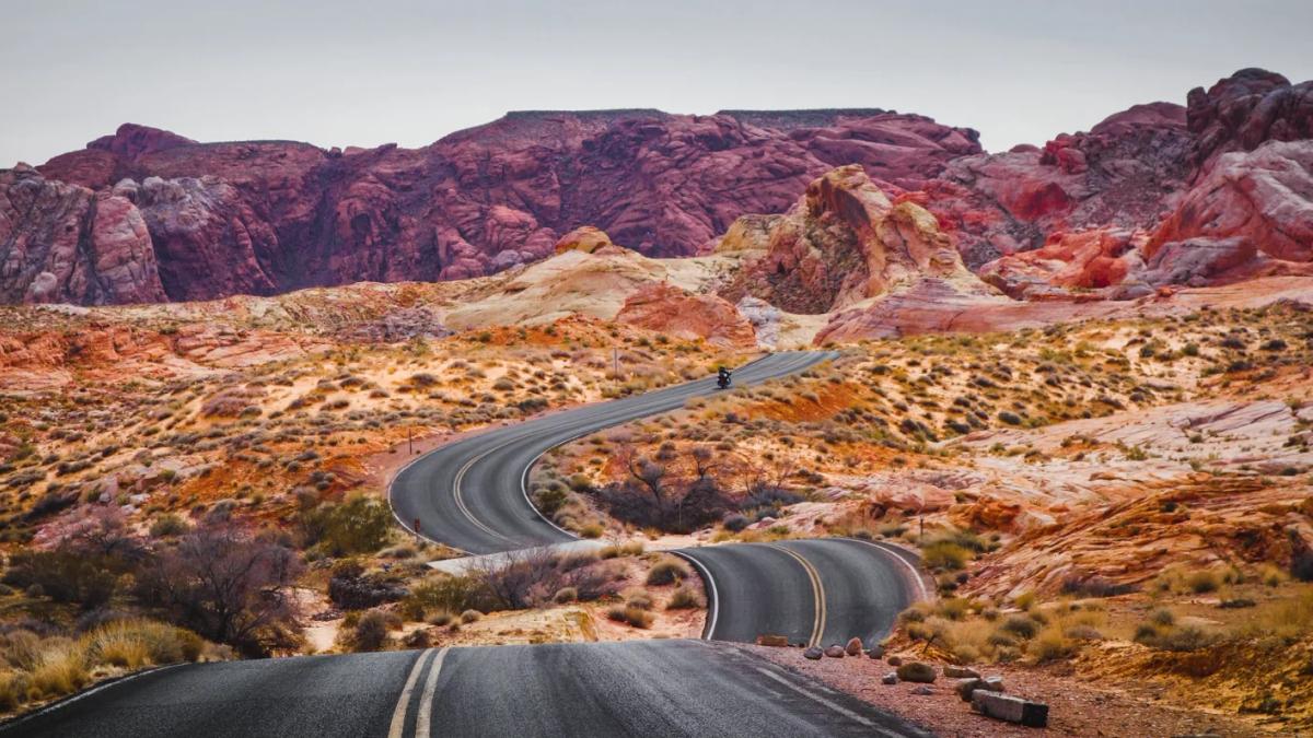A winding, bumpy, and unpredictable road stretching into the distant horizon