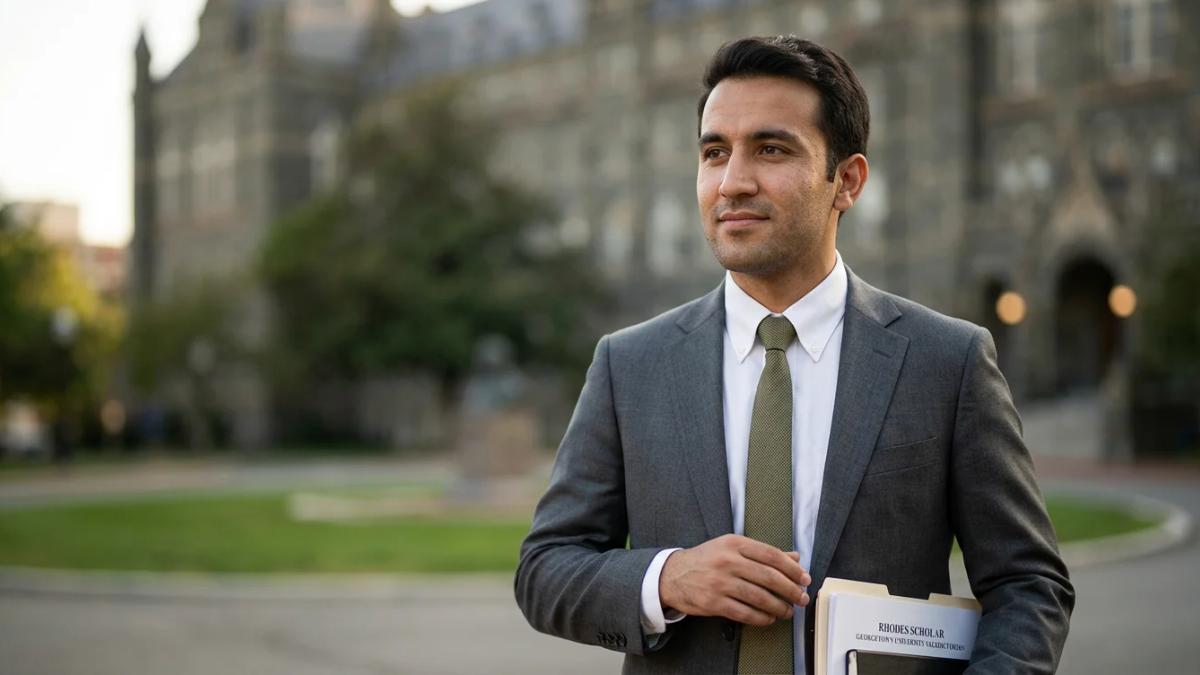 Portrait of Hamed Wardak, entrepreneur and son of Afghanistan's former defense minister