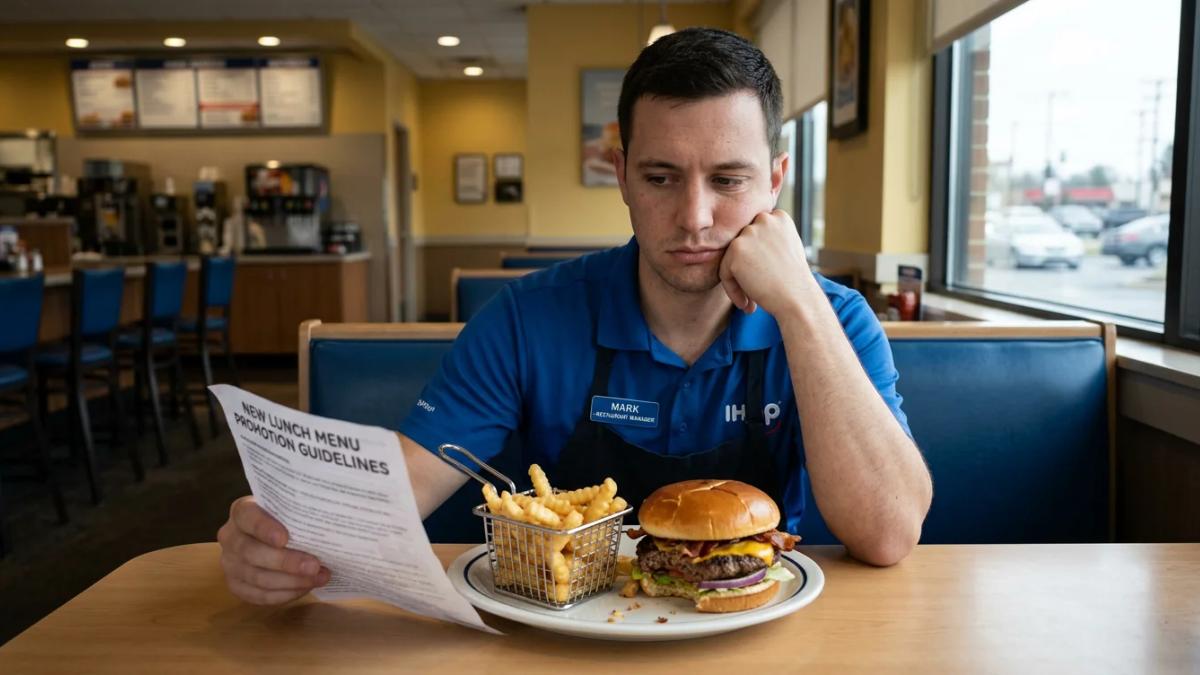 IHOP’s name change to IHOb, represented by their burger menu failure