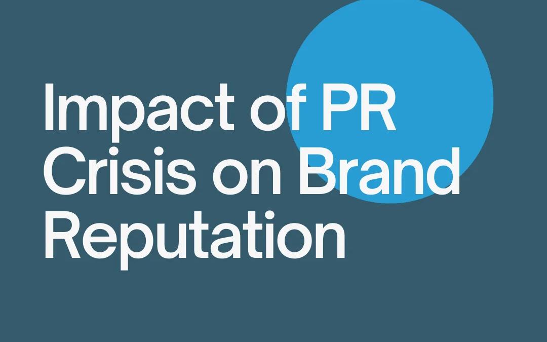 Brand reputation crumbling, a metaphor for PR crisis impact